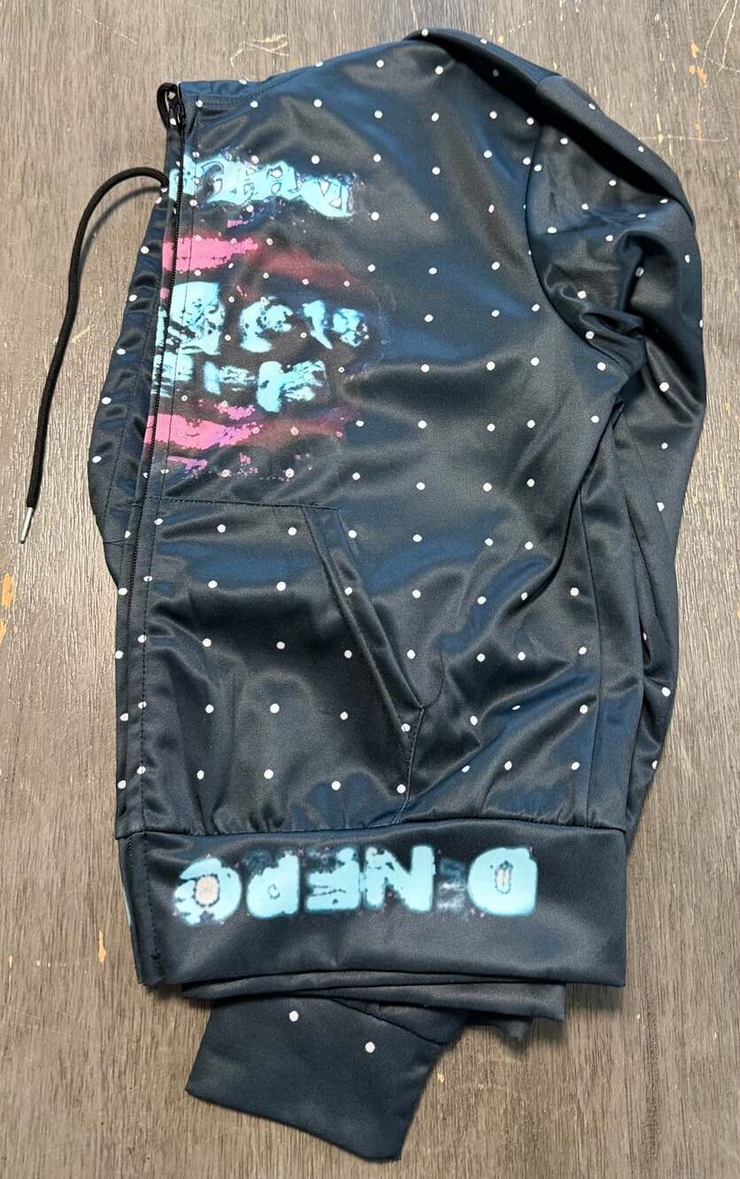 Graphic Zip-Up Hoodie
